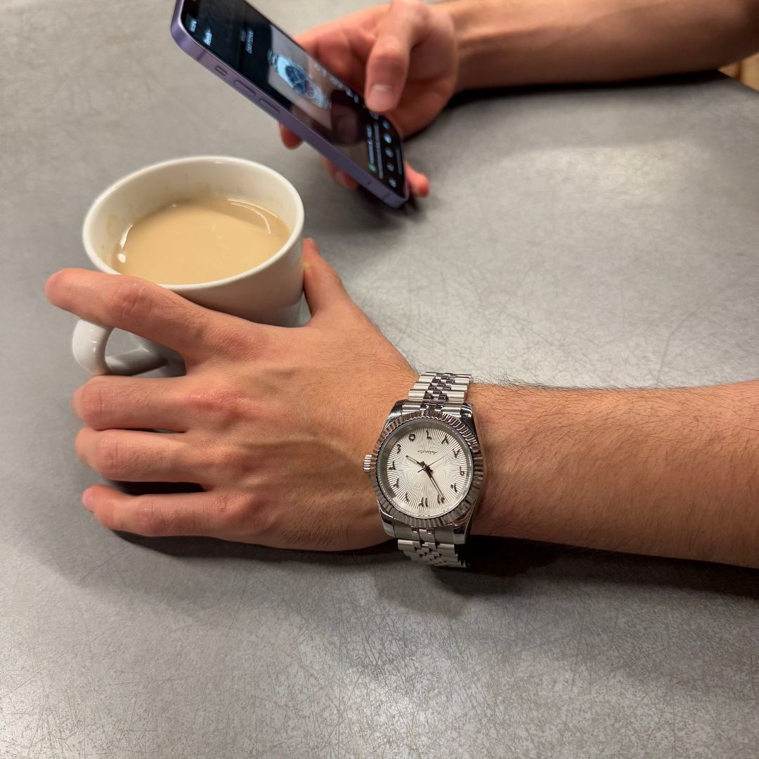 Dateko Arabic White Textured | HW Design