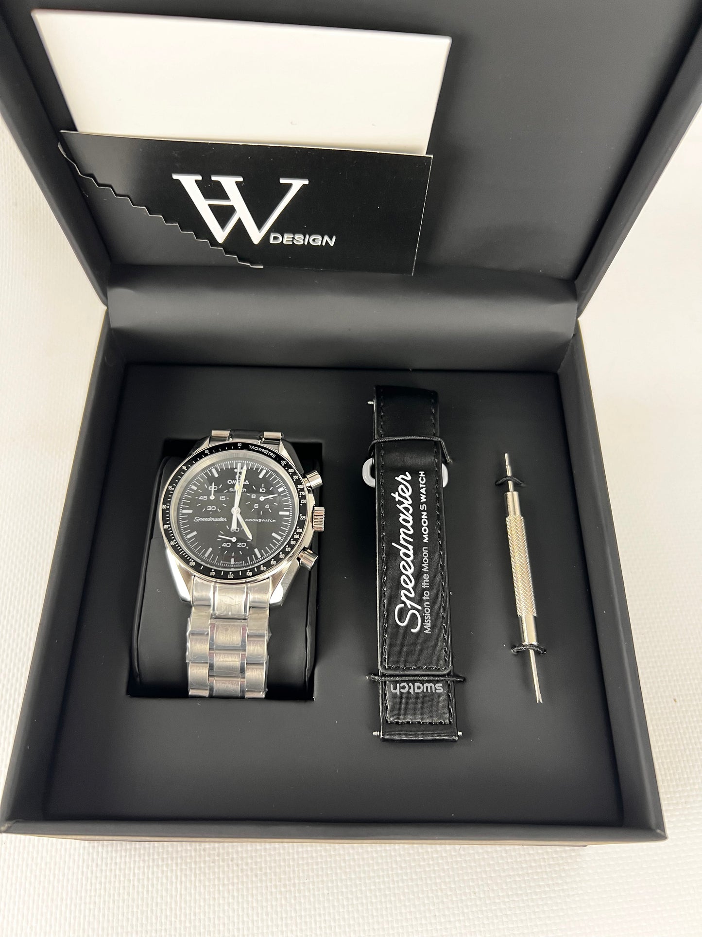 Omega x Swatch Mission to Moon Steel mod by HW Design
