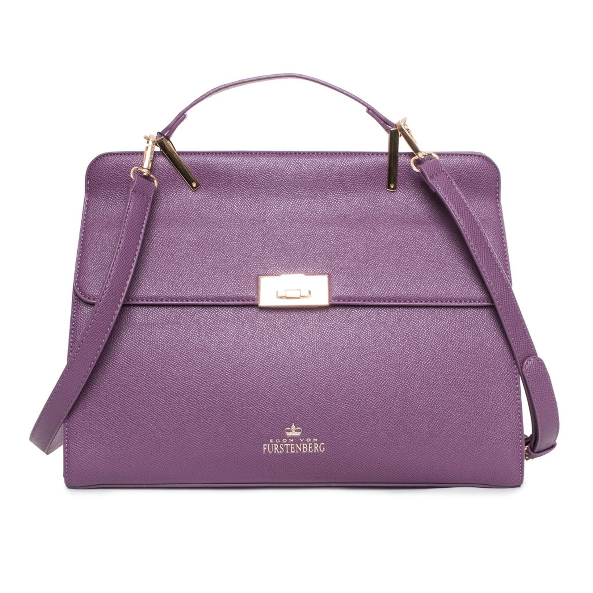 Bolso de mano Egon Von Furstemberg EVF2122 – ALEXIA. Cierre metálico, material usado poliuretano
