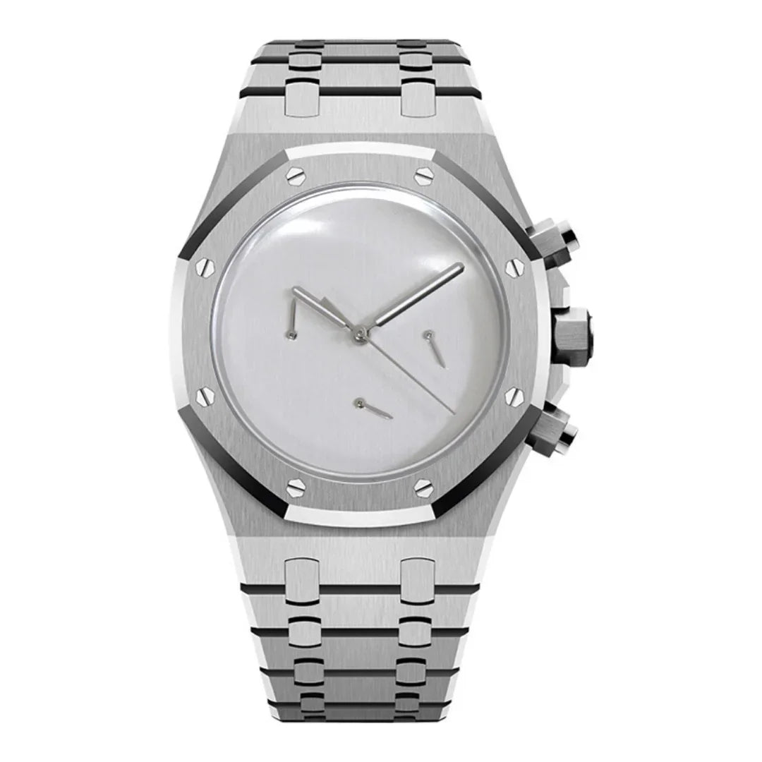 Royal Seikoak Chrono Silver Minimalist | HW Design