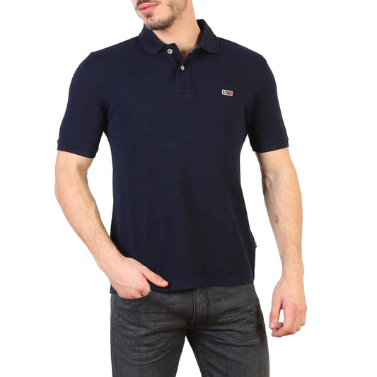 Polo Napapijri Hombre Azul Marino - Estilo Premium Casual