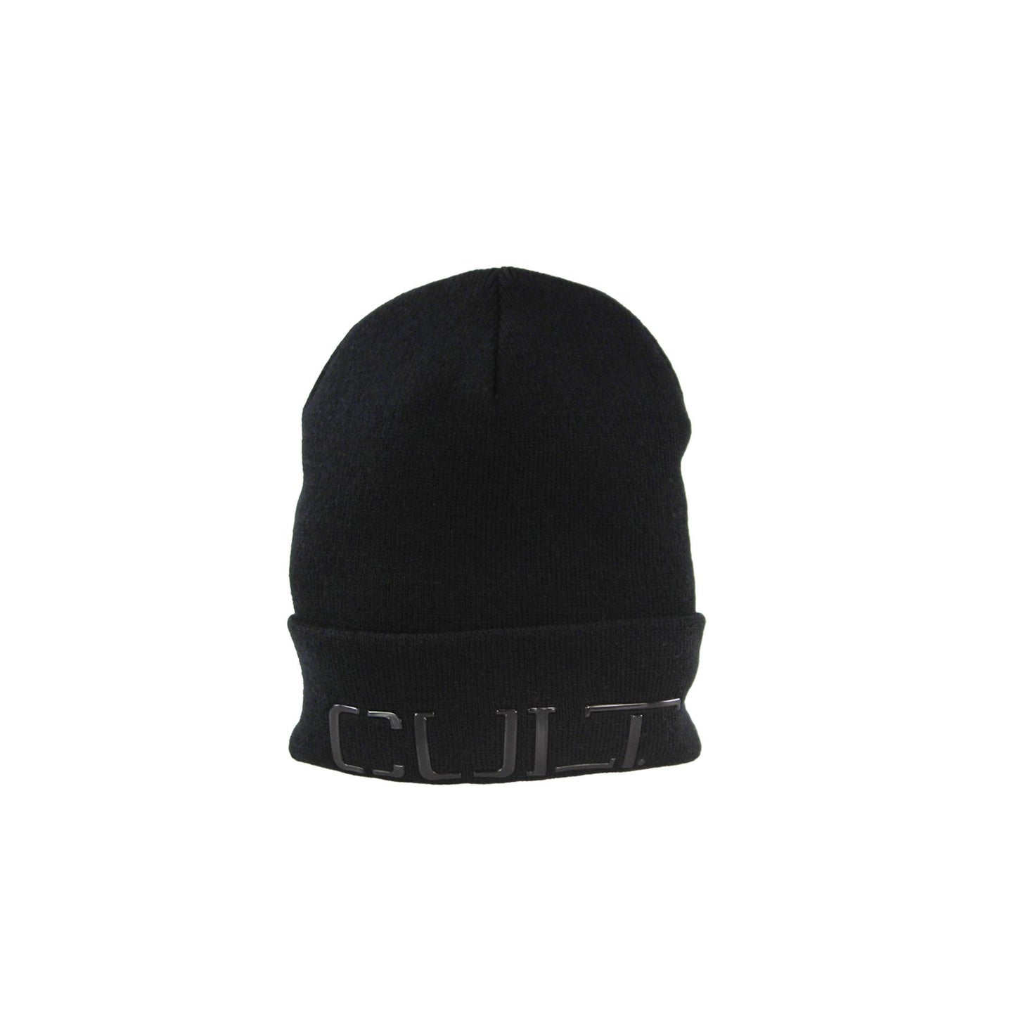  Gorro de invierno unisex Cult en acrílico 100%, diseño monocolor, negro, modelo X4EPUX97600Z_999
 