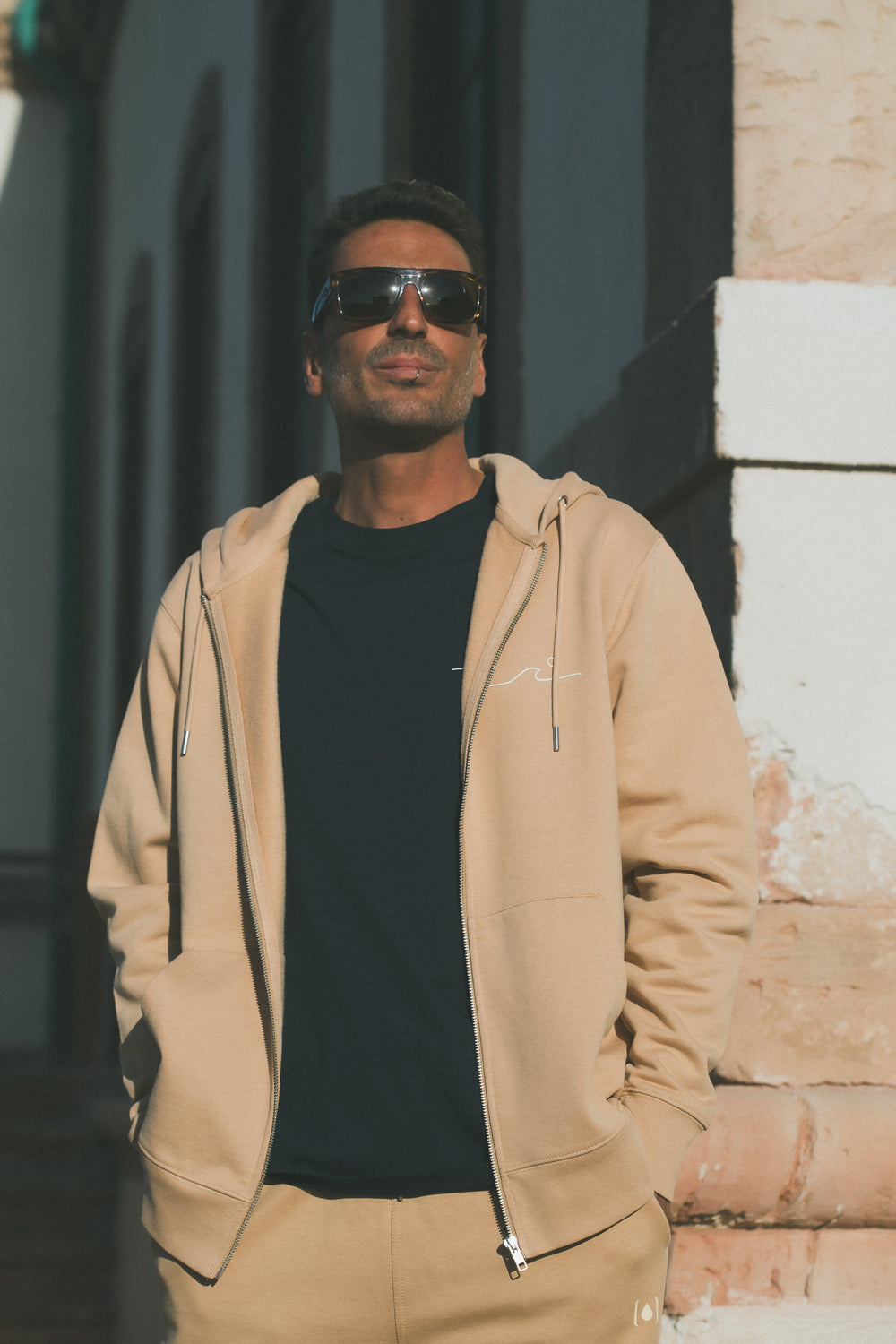 UNISEX ORGANIC MOON ZIP HOODY