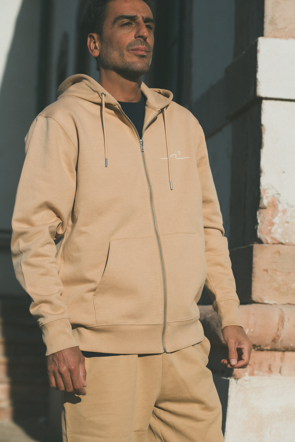 UNISEX ORGANIC MOON ZIP HOODY