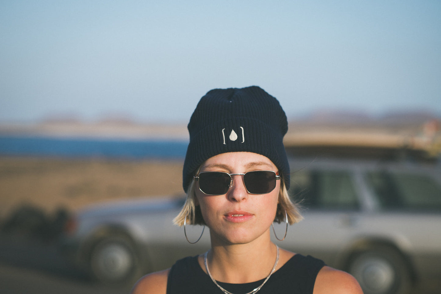 UNISEX ORGANIC RIBBED BEANIE
