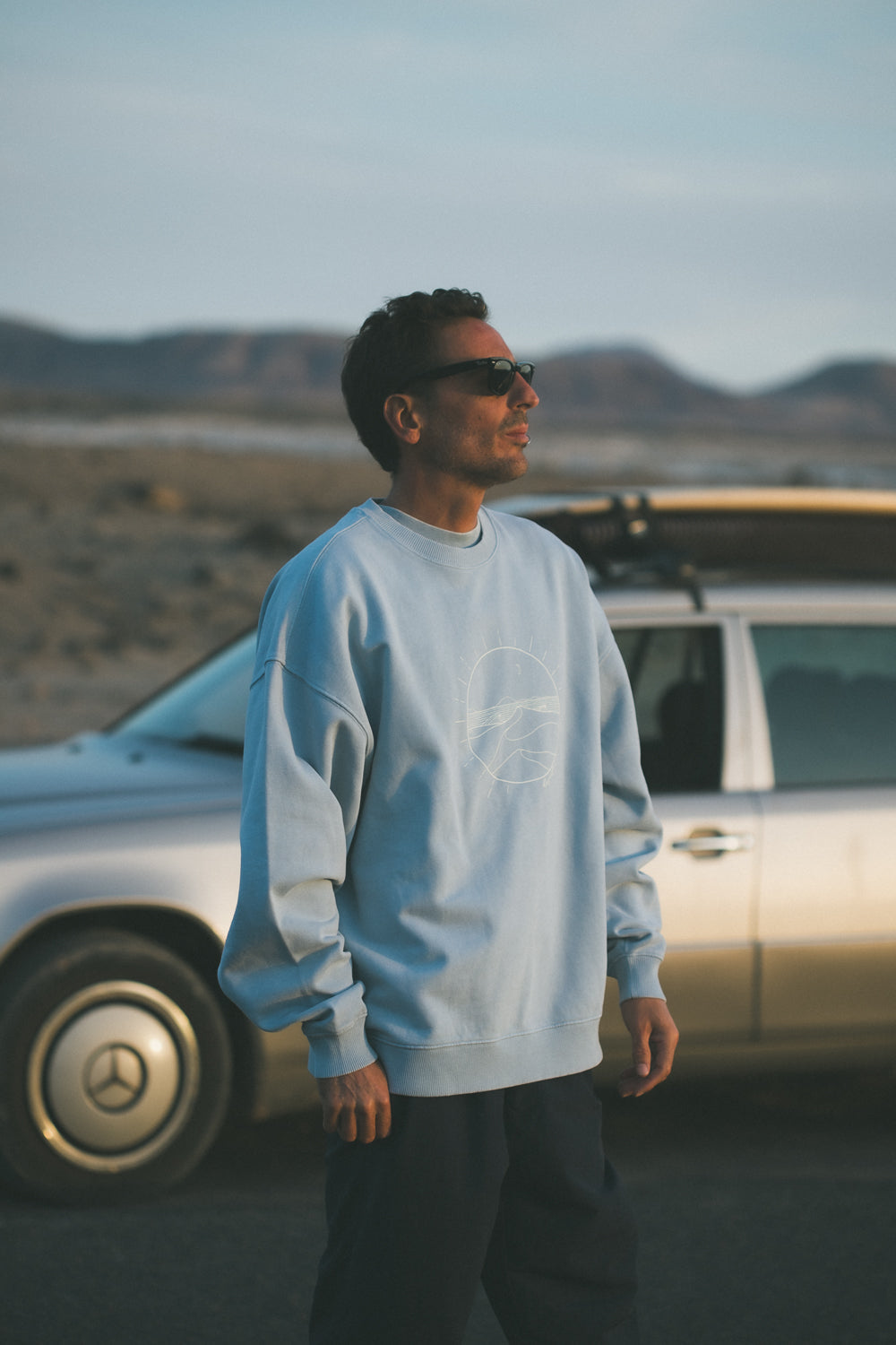 UNISEX ORGANIC DESERT DREAMS WASHED OVERSIZED SWEATER