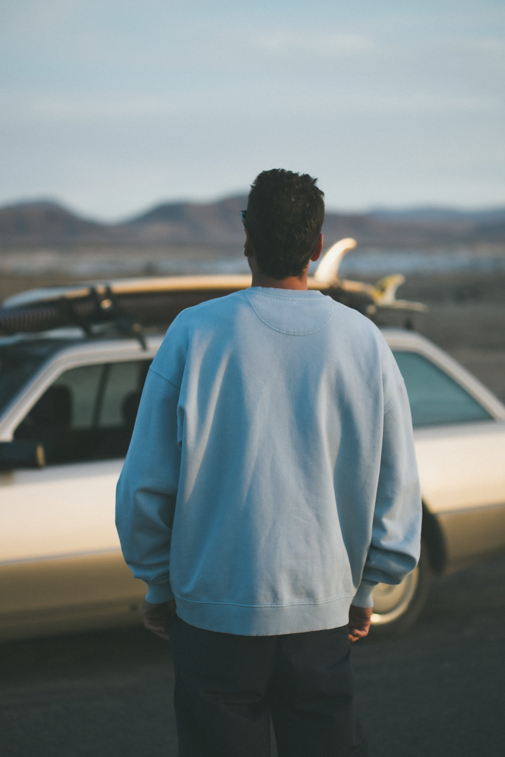 UNISEX ORGANIC DESERT DREAMS WASHED OVERSIZED SWEATER