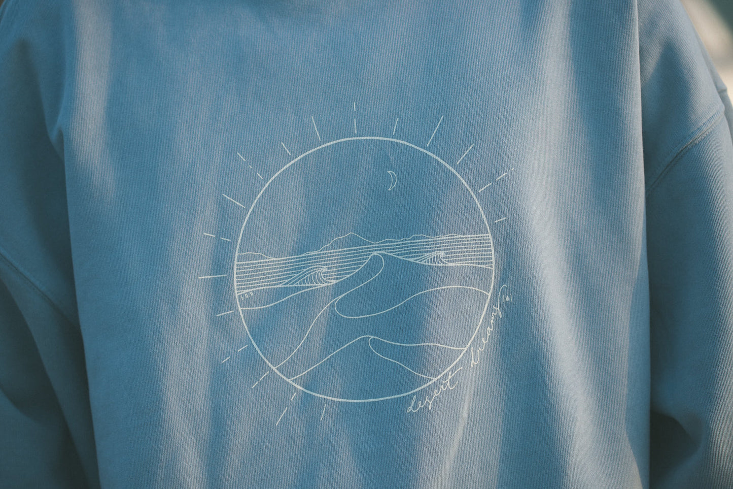 UNISEX ORGANIC DESERT DREAMS WASHED OVERSIZED SWEATER