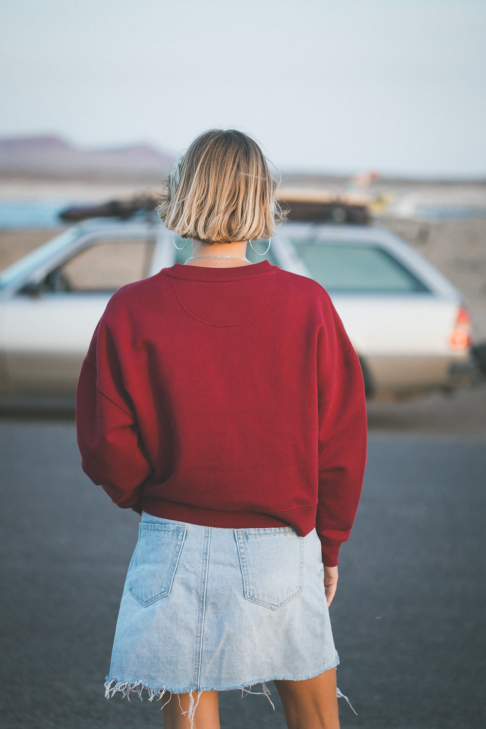 WOMEN ORGANIC DESERT DREAMS CROPPED SWEATER