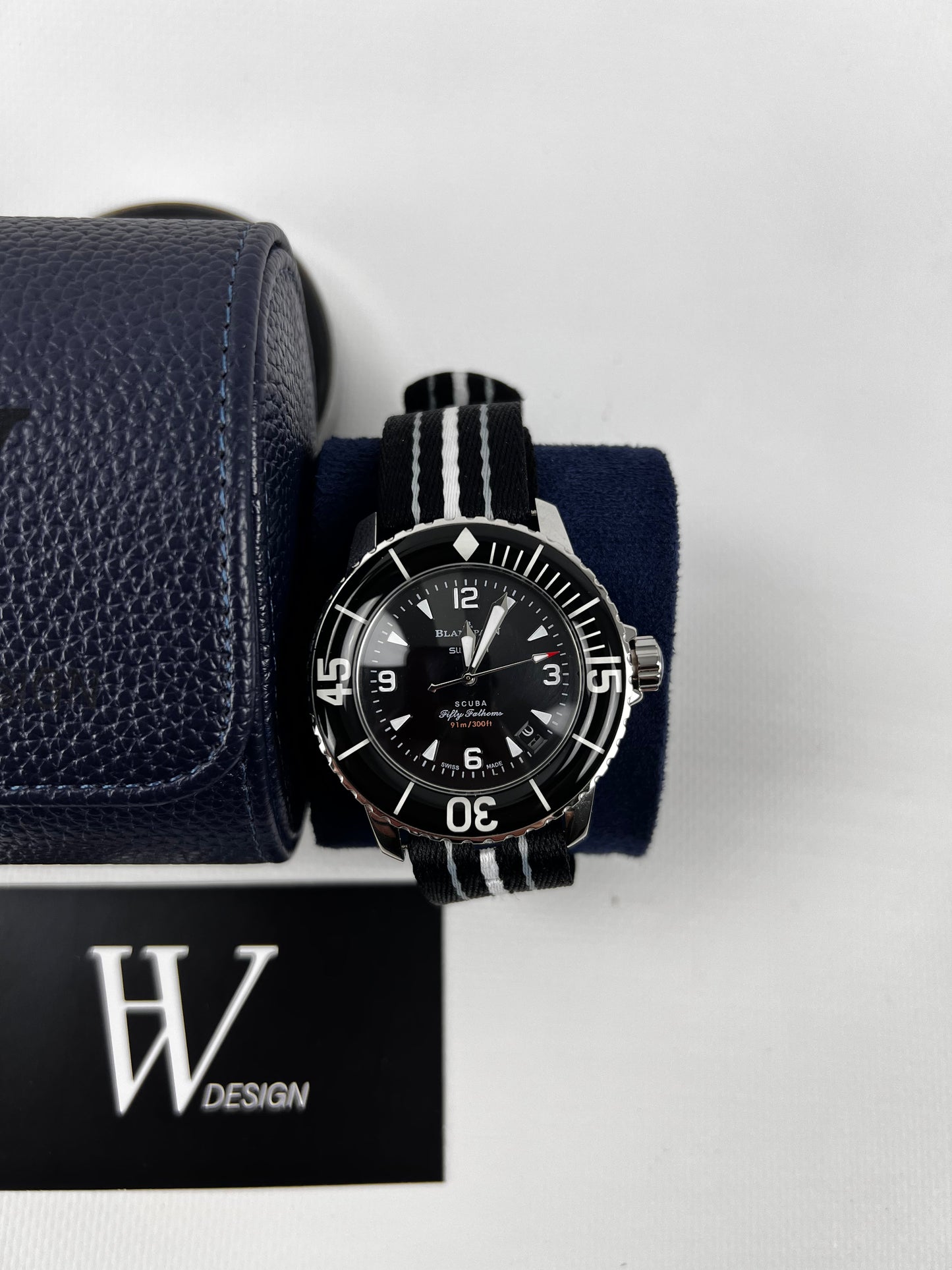Blancpain x Swatch Black Scuba Steel mod by HW Design