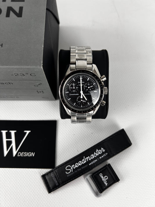 Omega x Swatch Mission to Moon Steel mod by HW Design