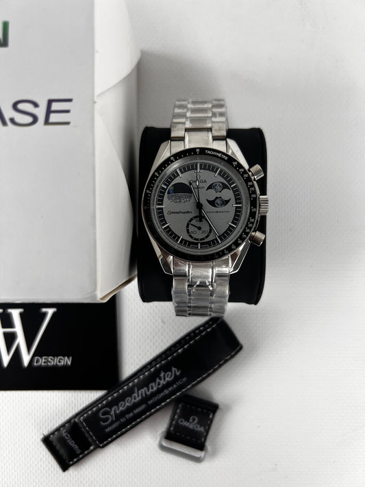 Omega x Swatch Mission to The EarthPhase Steel mod by HW Design