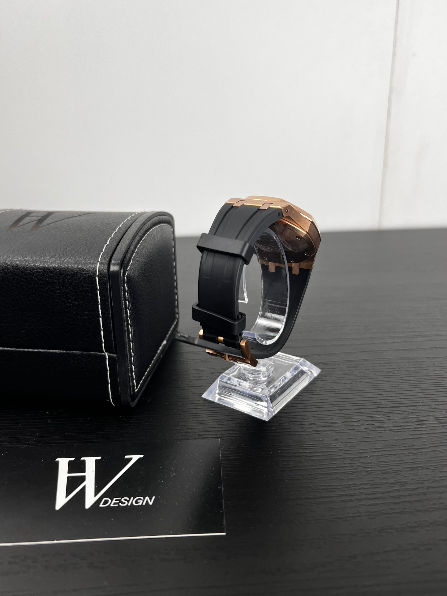 Royal Seikoak Chrono Rose Gold Black | HW Design