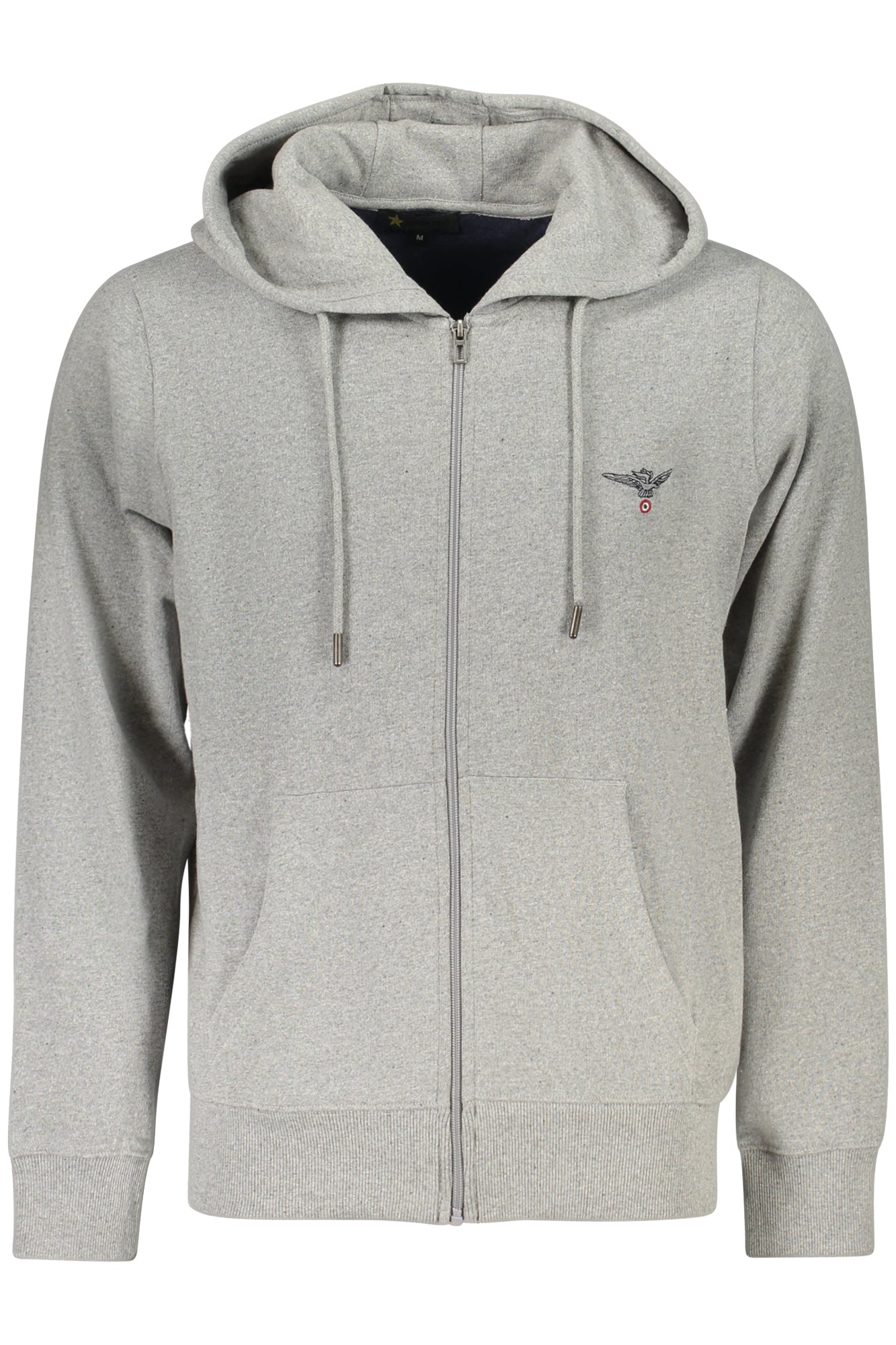 Sudadera con Capucha y Cremallera Accademia Militare Gris Hombre