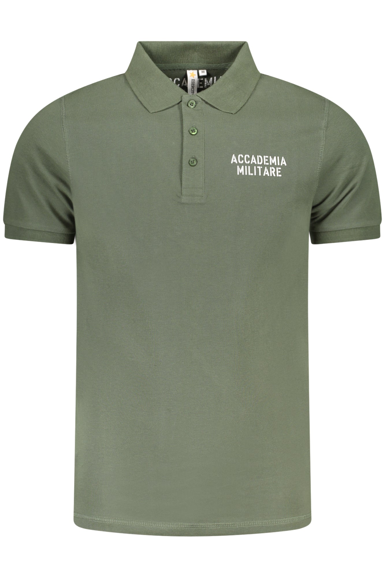 ACCADEMIA MILITARE POLO MANICHE CORTE UOMO VERDE