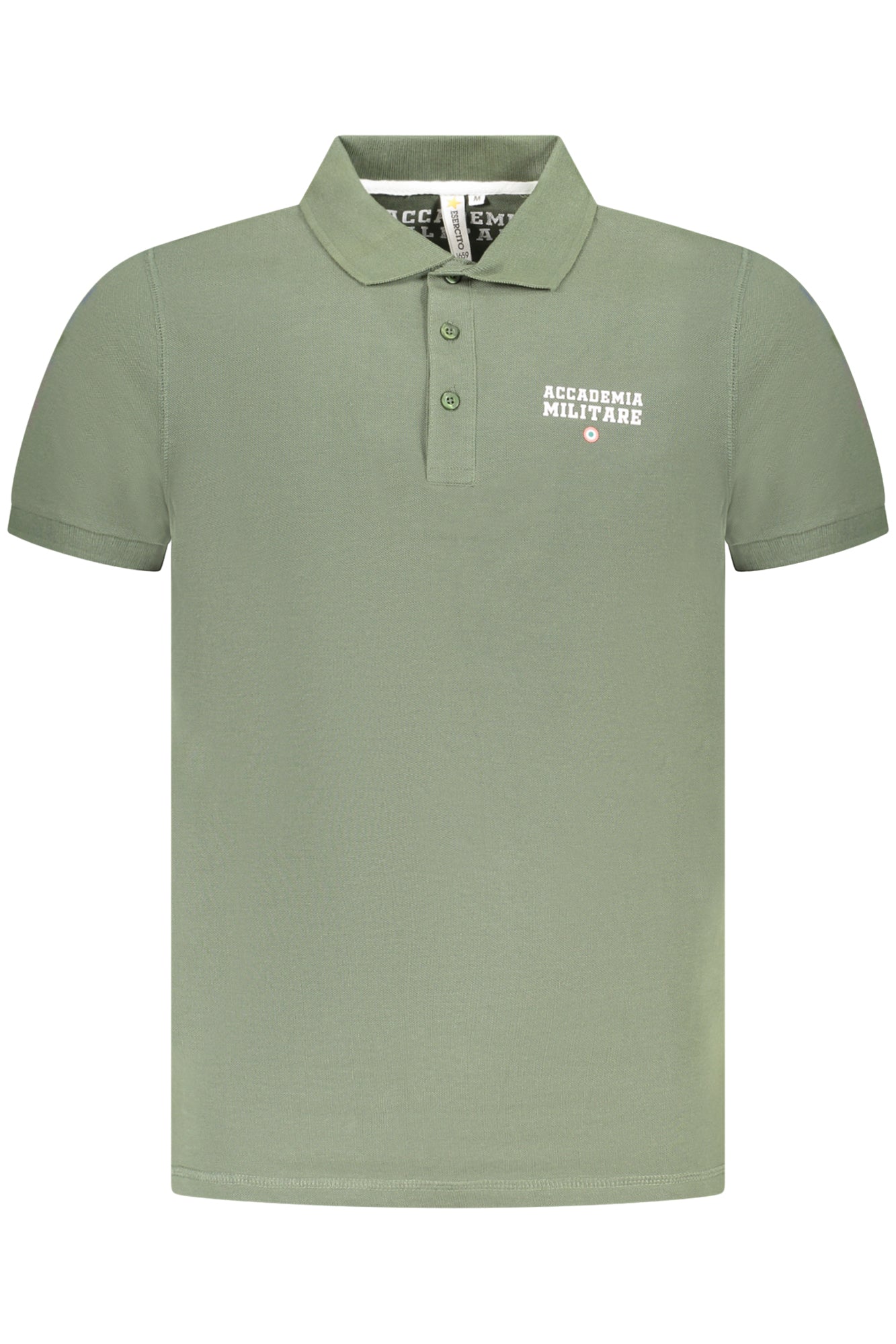 ACCADEMIA MILITARE POLO MANICHE CORTE UOMO VERDE