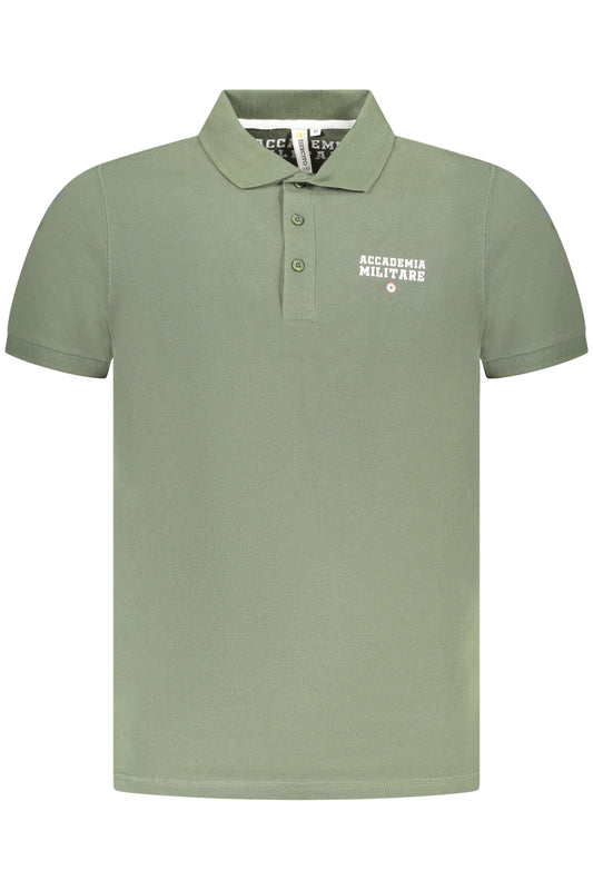 ACCADEMIA MILITARE POLO MANICHE CORTE UOMO VERDE